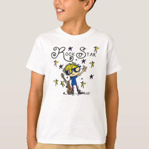 De blonde Ster van de Rots van de Jongen T-shirt