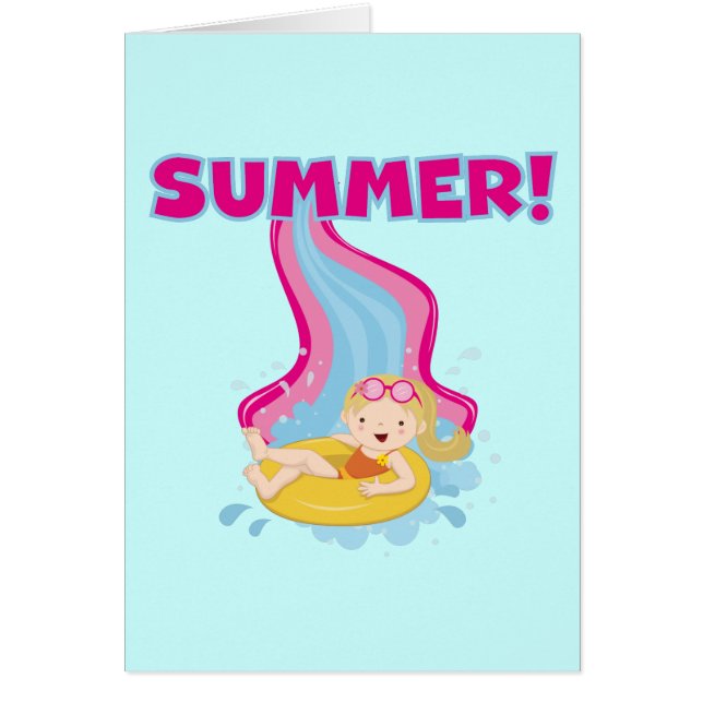 De blonde Zomer van het Meisje (Voorkant)