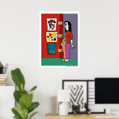 De Blote Voet Docent Poster (Thuiskantoor)