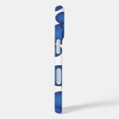 De Blue 70-jaarstilcirkel Case-Mate iPhone Case (Achterkant / Rechts)