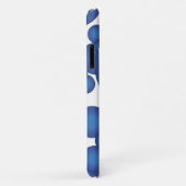 De Blue 70-jaarstilcirkel Case-Mate iPhone Case (Achterkant/rechts)