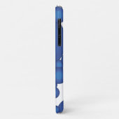 De Blue 70's jaar stijlcirkel Case-Mate iPhone Case (Achterkant/links)