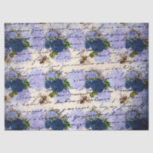 De Blue Bee Serie Design 11 Tissuepapier