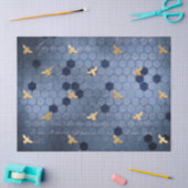 De Blue Bee Serie Design 12 Tissuepapier (Craft)