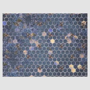 De Blue Bee Serie Design 15 Tissue Papier