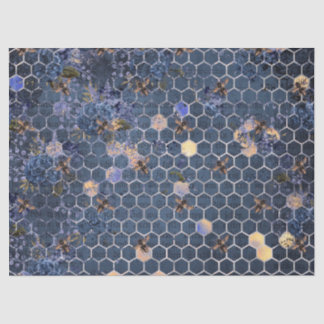 De Blue Bee Serie Design 15 Tissue Papier