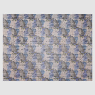 De Blue Bee Series Design 3 Tissuepapier
