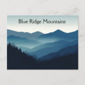 De Blue Ridge Mountains, aanpasbaar Briefkaart (Voorkant)