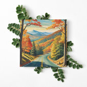 De Blue Ridge Parkway Feestdagenkaart