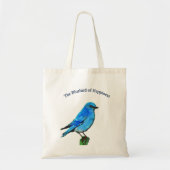 De Bluebird of Happiness Canvas tas (Voorkant)
