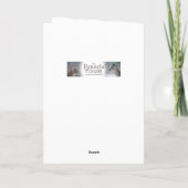 De Bluebird of Happy Birthday Kaart (Achterkant)