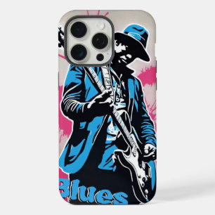 De Blues Graffiti iPhone 15 Pro Max Hoesje
