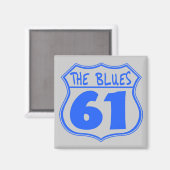 De Blues Highway 61 Magneet (Voorkant / Achterkant)