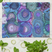 De Blues keukenhanddoek (Gevouwen)