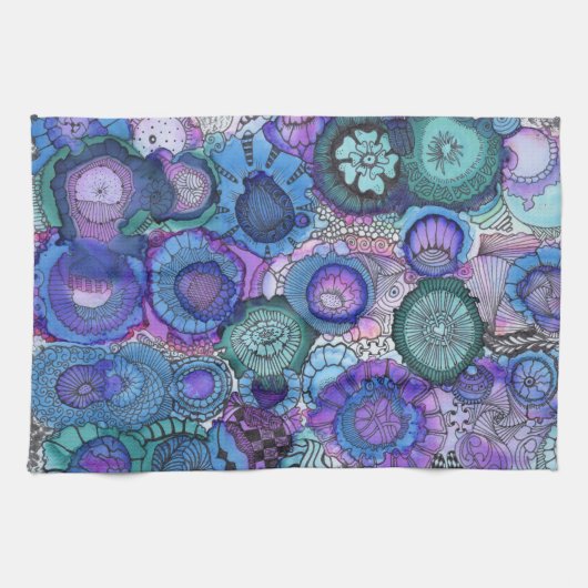 De Blues keukenhanddoek (Horizontaal)