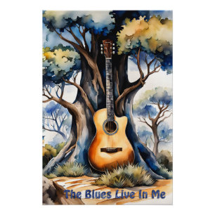De Blues leven in mij Perfect Poster