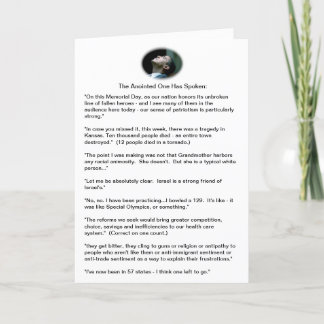 De blunders van Obama - een bemonstering Kaart