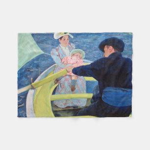 De Boating Party, Mary Cassatt Fleece Deken
