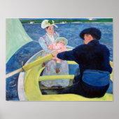 De Boating Party, Mary Cassatt Poster (Voorkant)