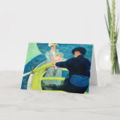 De Boating Party van Mary Cassatt Bedankkaart (Voorkant)