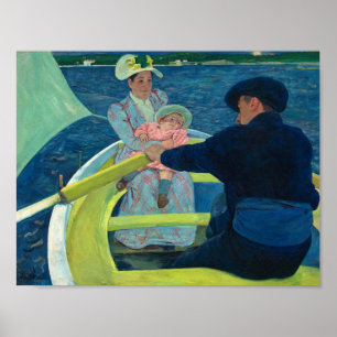 De Boating Party van Mary Cassatt Poster