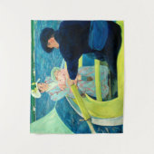 De Boating Party van Mary Cassatt Wandkleed (Voorkant)