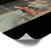 De Boatman, rond 1898. Japans schilderen Poster (Hoek)