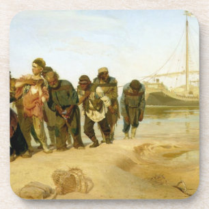De Boatmen op de Volga, 1870-73 Drankjes Onderzetter