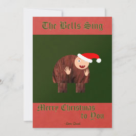 De bochel van Notre Dame Vakantiewensen  Feestdagenkaart