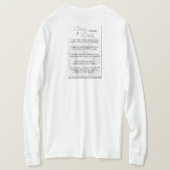 De bochtige chick houding t-shirt (Design achterkant)