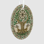 De Bodhi boom Dharma Wiel Ornament (voorkant)