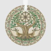 De Bodhi boom Dharma Wiel Ornament (achterkant)