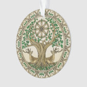 De Bodhi boom Dharma Wiel Ornament (voorkant)
