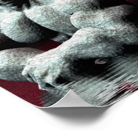 de bodybuilder poster (Hoek)