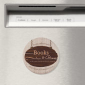 De boeken & brouwsels 3" magneet (Insitu (Vaatwasser))