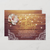 De Boeken van het baby shower voor Baby/brengen ee Kaart (Voorkant / Achterkant)