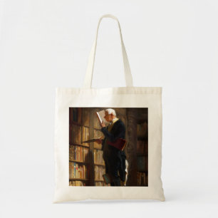 De boekenwurm Carl Spitzweg Art Tote Bag