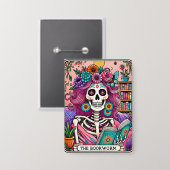 De boekworm button (Voorkant / Achterkant)