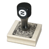 De boekworm 	rubberstempel (Stempel)