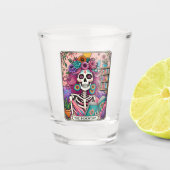 De boekworm shot glas (Voorkant)