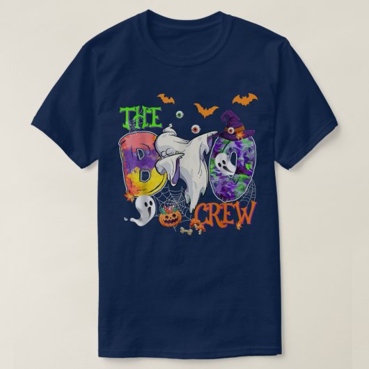 De boembemanning Funny Ghost Dabbing Halloween Cos T-shirt (Design voorkant)