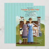 De boer en zijn vrouw kaart (Voorkant / Achterkant)