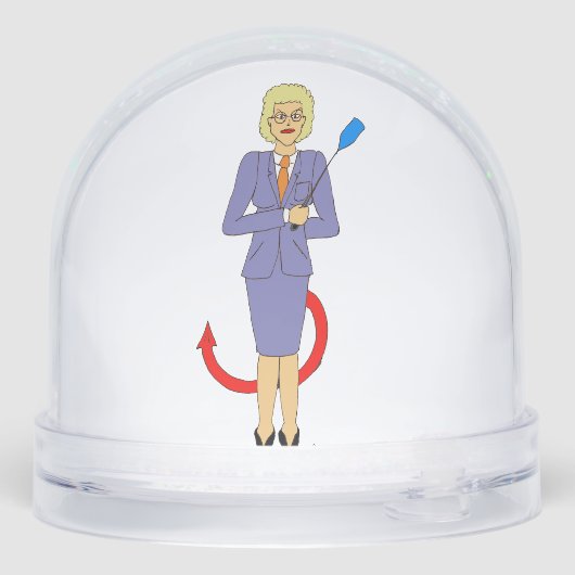 De boer sneeuwbol (Achterkant)