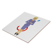 De boer tegeltje (Zijkant)