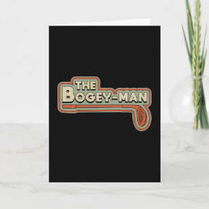 De bogey-Man Golfspeler Golfer Golfing Funny Kaart