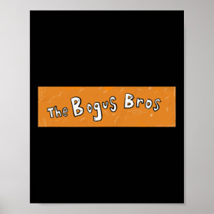 De Bogus Bros Halloween Heist Box Logo Poster