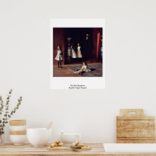 De Boit Daughters van John Singer Sargent Poster (Keuken)