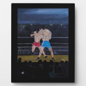 De boksers Schilderij van Alfred Fox Fotoplaat (Voorkant)