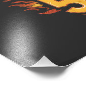 De Bold Firefighters Code Foto Afdruk (Hoek)