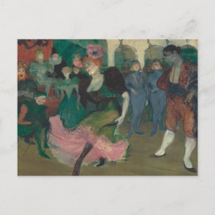 De Bolero dansen - Toulouse-Lautrec Schilderij Briefkaart